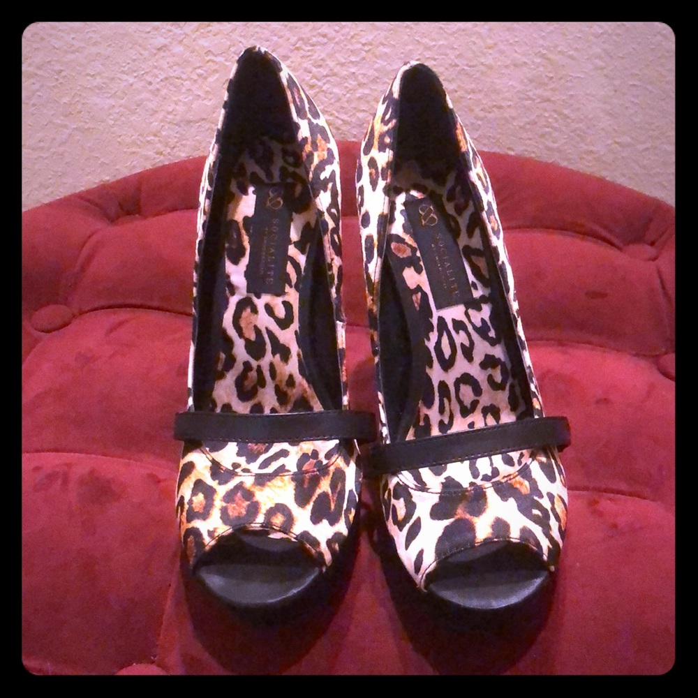 Leopard Heels